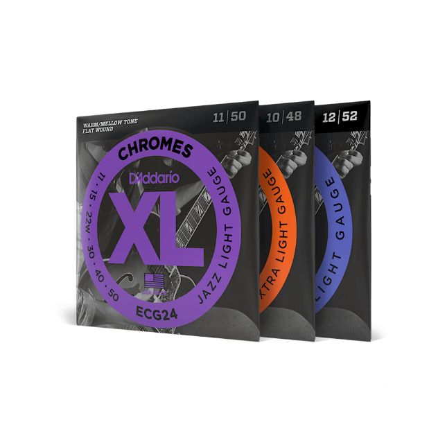 D'Addario XL Chromes Flat Wound Strings