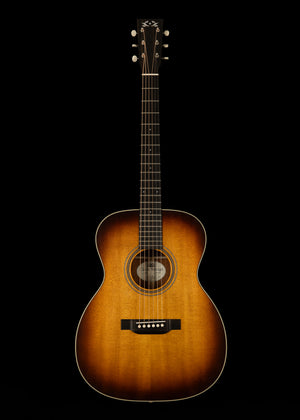 2026 Circle Strings Salvage OM Burst, Sinker Sitka/Old Mahogany