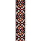 D'Addario Eco Woven Guitar Strap - Red & Orange