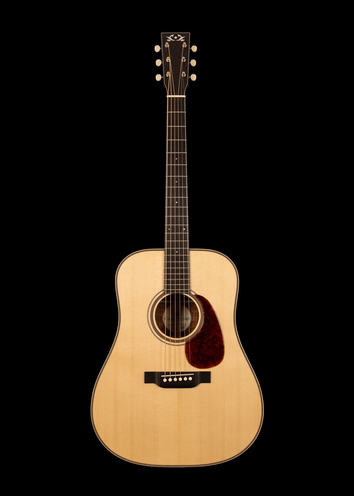 Circle Strings Dread, German Spruce/Figured Koa