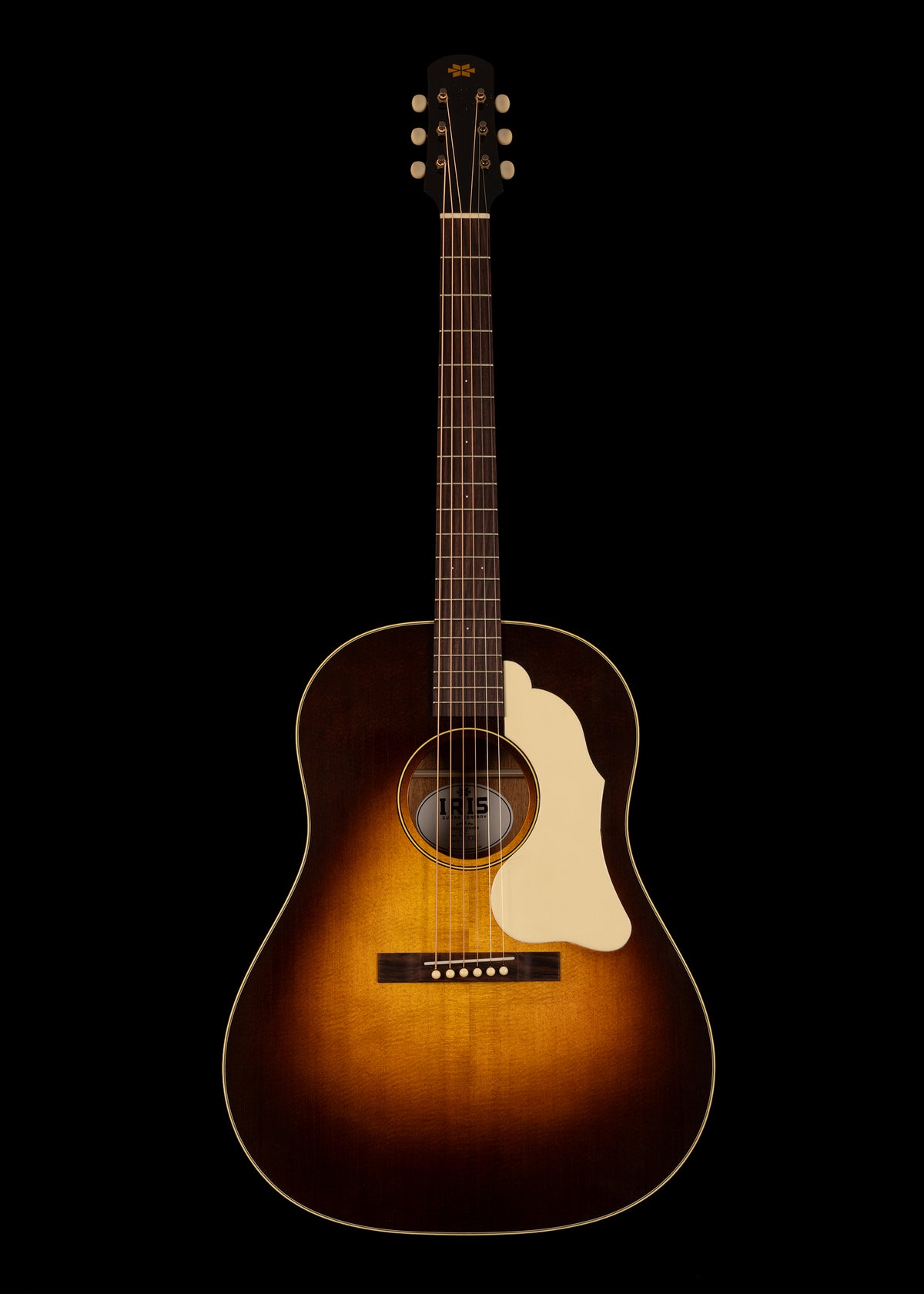 Iris DF Relic Burst, Sitka/Mahogany
