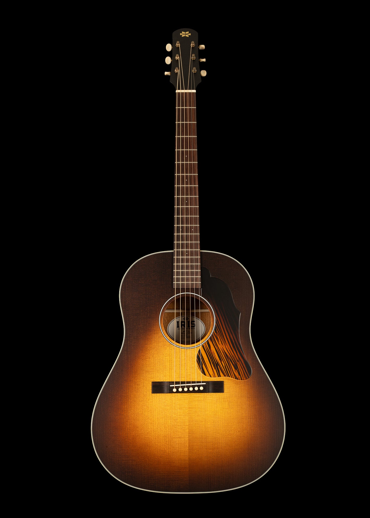 Iris DF Burst, Sitka/Mahogany