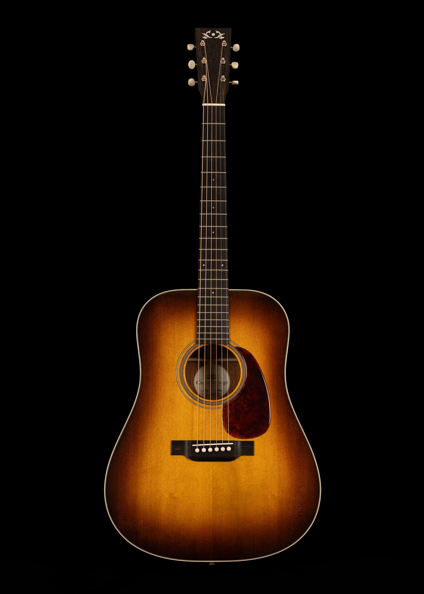 2026 Circle Strings Salvage Dread Burst, Sinker Sitka/Old Mahogany