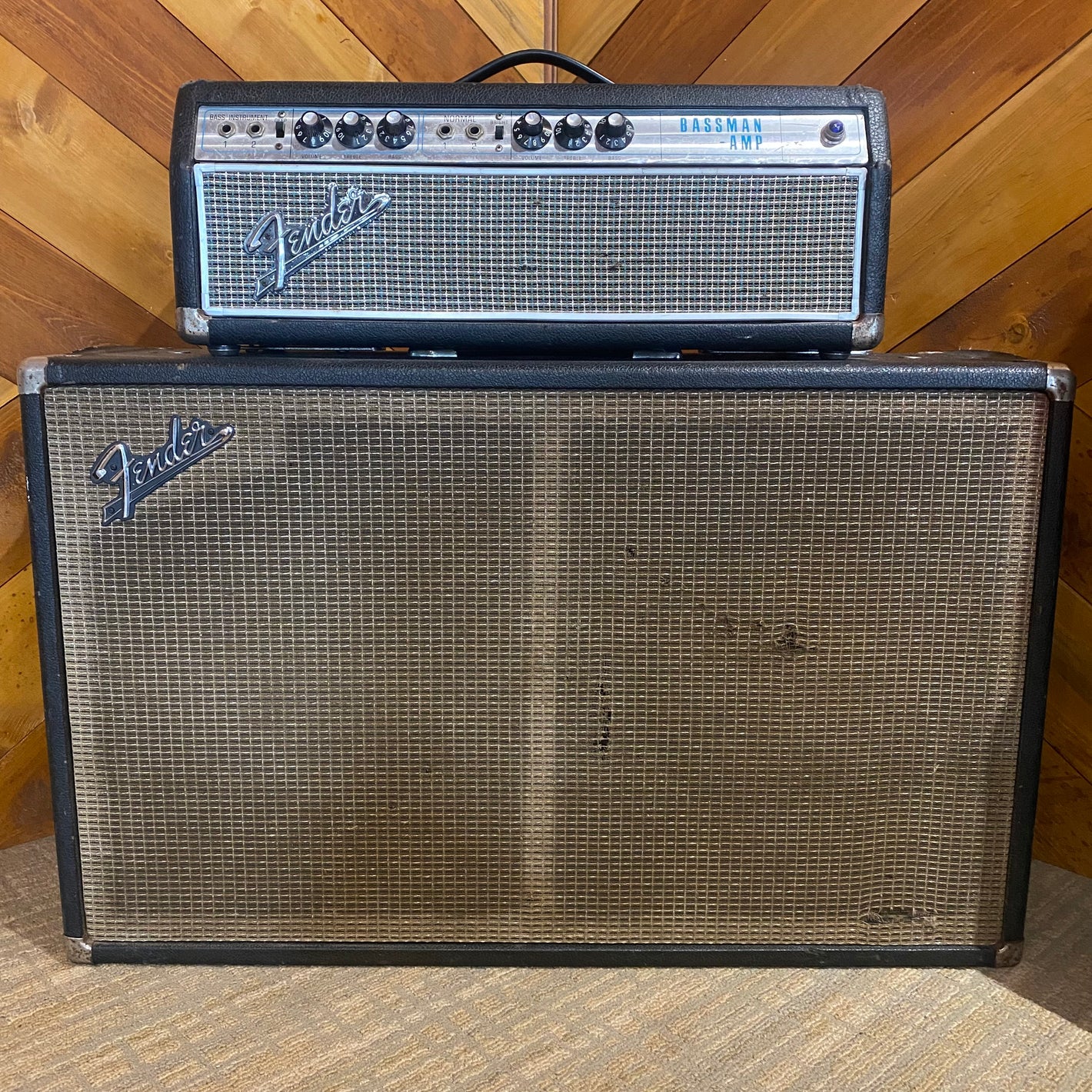 1967 Fender Bassman Head and Cab