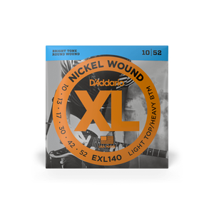 D'Addario XL Electric Guitar Strings, 10/52 Light Top/Heavy Bottom