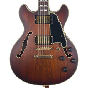 2022 D'Angelico Deluxe Mini DC Satin Brown Burst