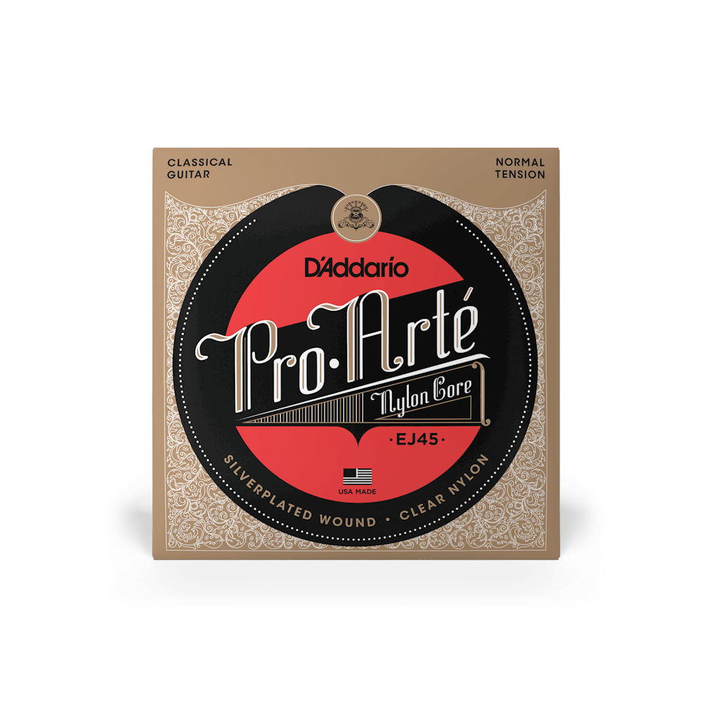 D'Addario Pro-Arté Nylon Core Classical Guitar Strings - Normal Tensionv