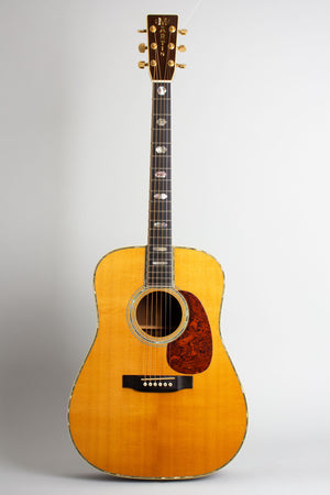 C. F. Martin  D-45 Flat Top Acoustic Guitar (1993), ser. #526357, original molded black plastic hard shell case.