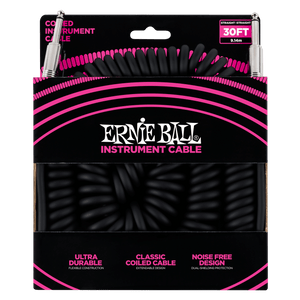 Ernie Ball 30' Coiled Instrument Cable