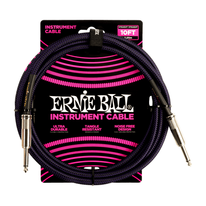 Ernie Ball 10' Braided Instrument Cable