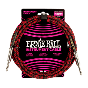 Ernie Ball 10' Braided Instrument Cable