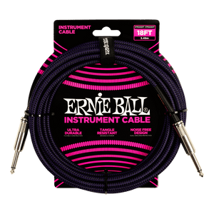 Ernie Ball 18' Braided Instrument Cable