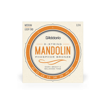 D'Addario 8-string Phosphor Bronze Mandolin Strings