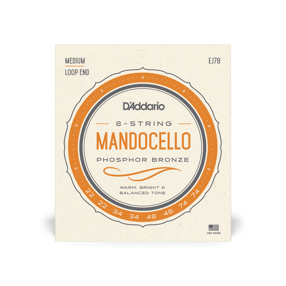 D'Addario 8-string Phosphor Bronze Mandocello Strings