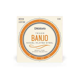 D'Addario Nickel Plated Steel Tenor Banjo Strings